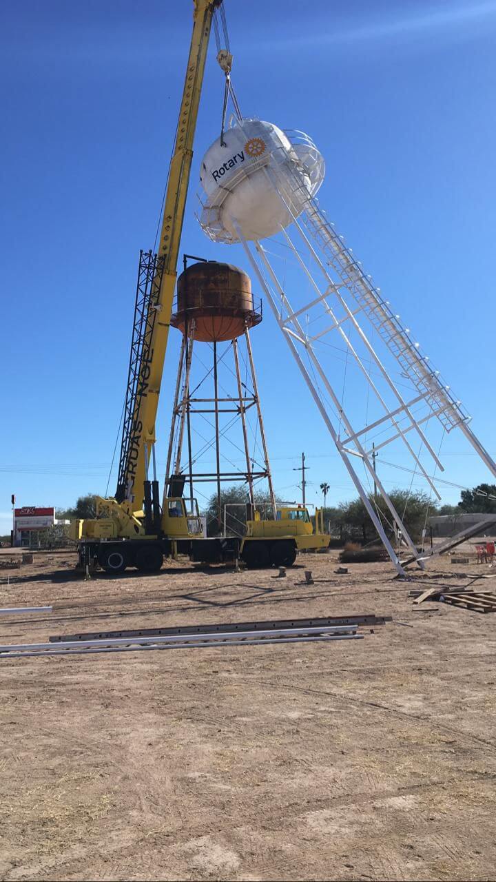 Instalación de tanque Rotary Caborca